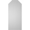 Ekena Millwork Octagonal Top Surface Mount PVC Gable Vent w/ 3-1/2"W x 1"P Standard Frame, 18"W x 40"H GVPOT18X4001SN - alternate 3